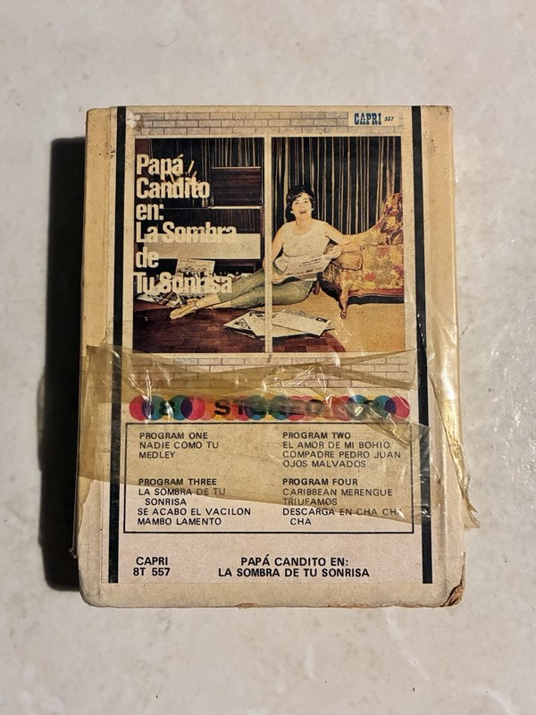 Papa Candito En: La Sombra De Ru Sonrisa - Capri Records 8 Track Cartridge Tape