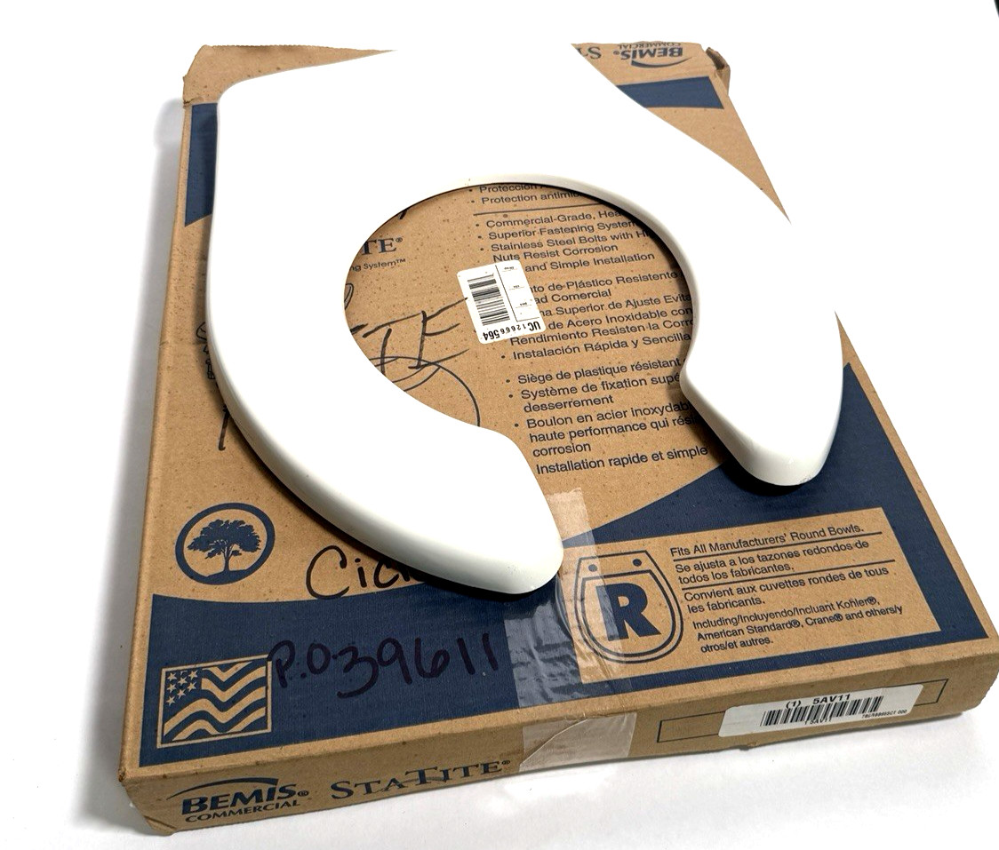 BEMIS BB955CT STA-TITE Child Toilet Seat, Open Front, White 