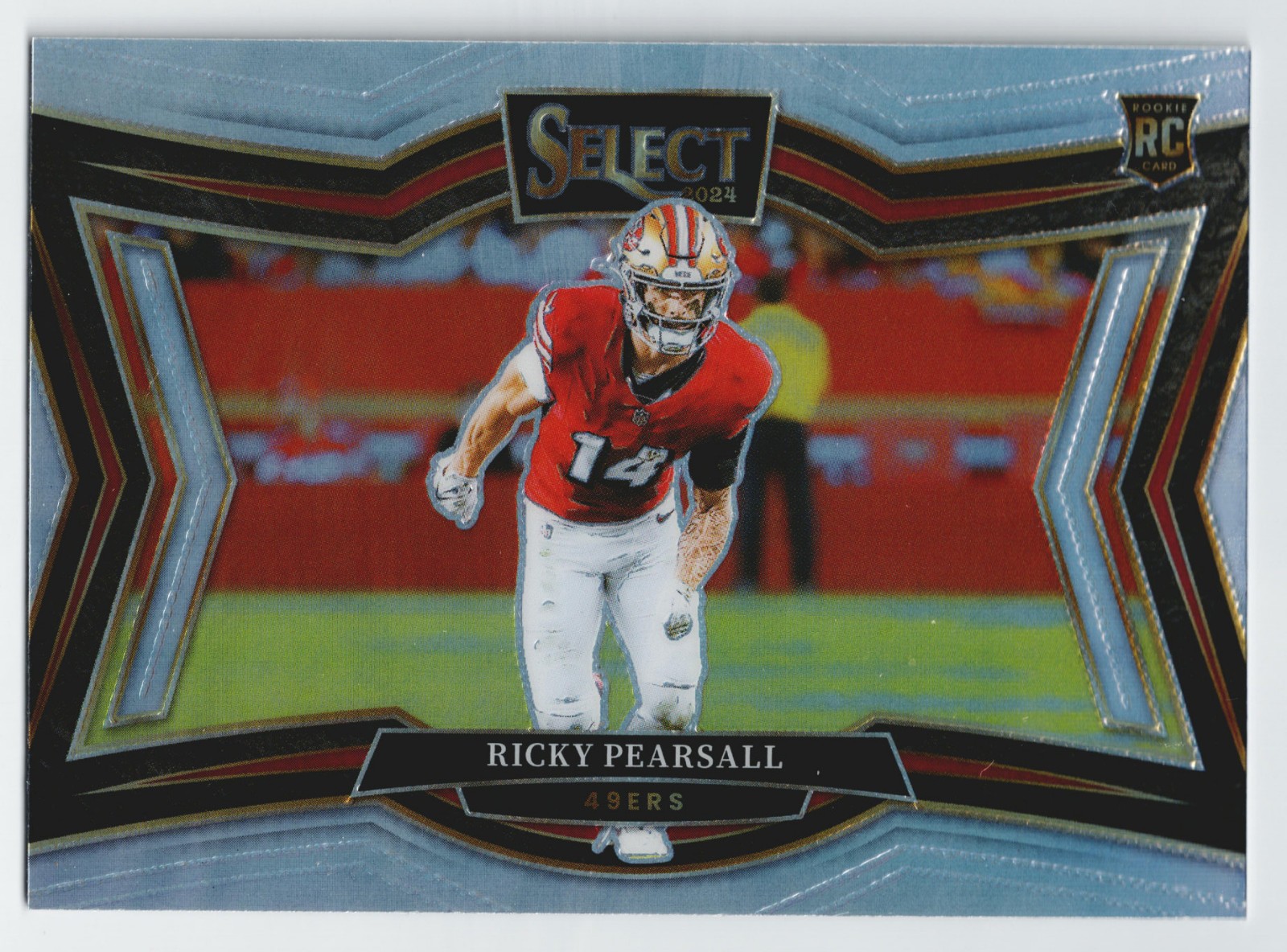2024 Panini Select Ricky Pearsall Rookie RC Field Level Silver Prizm #489 49ers