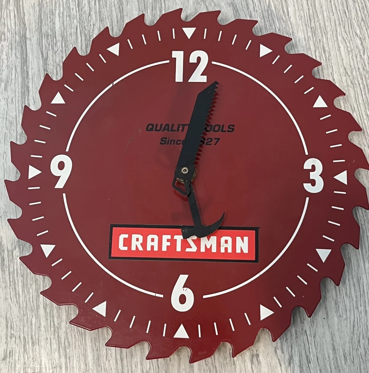 Craftsman Saw Blade Clock for sale | eBay