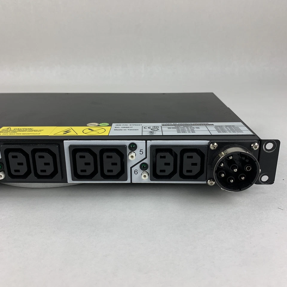 IBM 97P6221 240V 50/60 Hz Power Distribution Unit H85817 Untested - Image 4 of 4