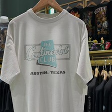 The Continental Club Austin Texas - Rare T-Shirt White XL