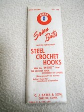 12 RARE Vintage Susan Bates In Line Steel Cro...