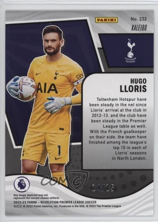 2022-23 Panini Revolution Premier League Kaleido /15 Hugo Lloris #232 - Image 2 of 2