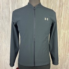 Under Armour Storm Run Jacket Mens M Black Performance Running Windbreaker Tech