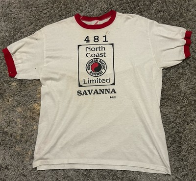 #ad VINTAGE Northern Pacific Railway 481 North Coast Limited Savanna Size XL L Large $11.99