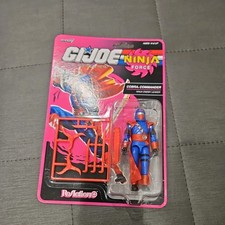 GI Joe Cobra Commander Ninja Force Super7 Target Exclusive In Hand New ReAction