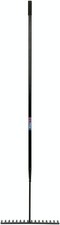 Spear Jackson Asphalt Rake Tubular Handle 16 Flat Teeth Tarmac Tool Allotment