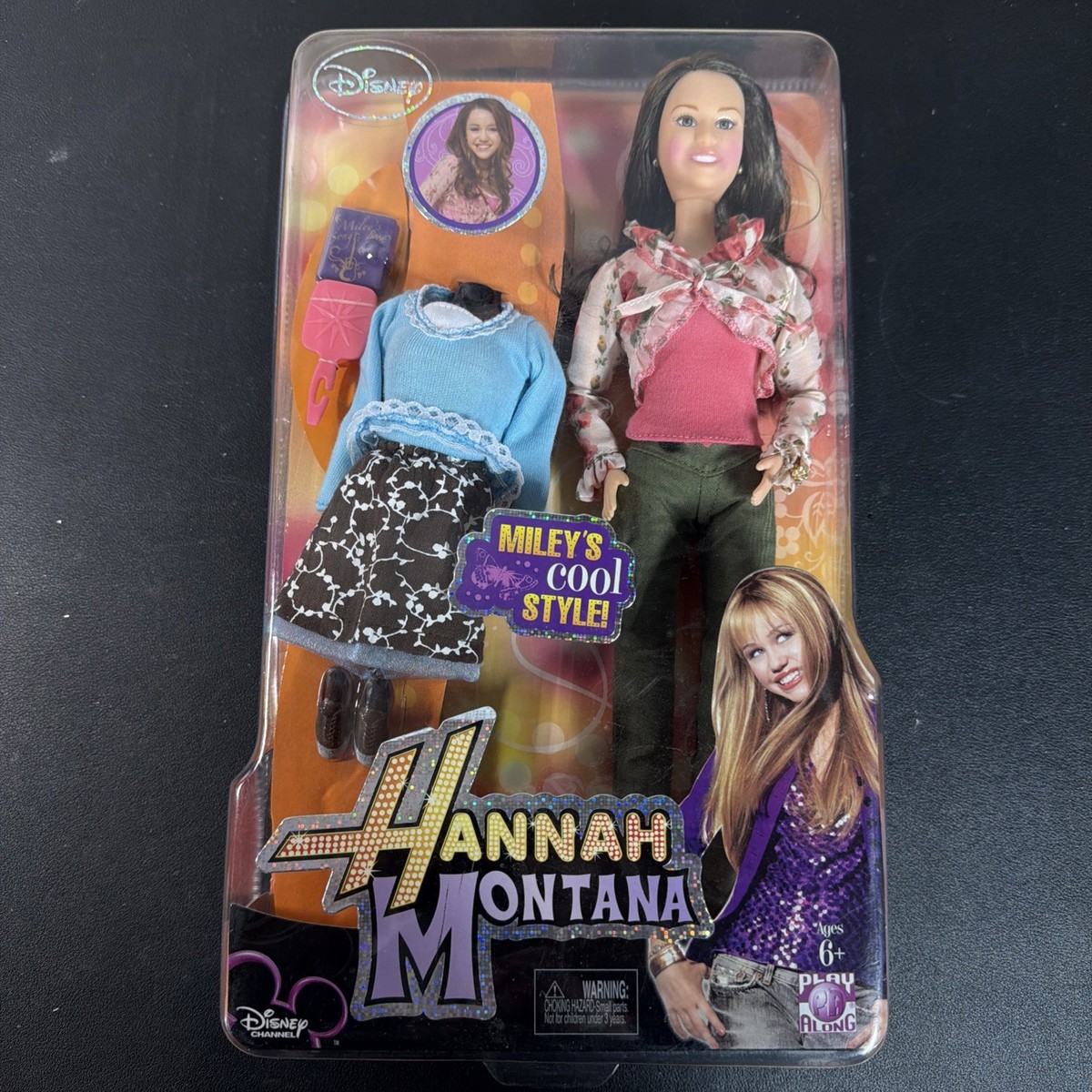 NEW Disney Hannah Montana Miley's Cool Style Doll 2007 Play Along