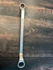 Vintage Indestro Select No. 913 Offset Double Box End Wrench 5/8" x 11/16" USA 