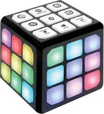 Winning Fingers Flashing Cube Electronic Memory & Brain Game | 4-In-1 Handheld G