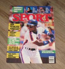 SPORT magazine April 1987 Darryl Strawberry JIM VALVANO Sugar Ray Leonard
