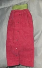 Vintage Barbie #1633 "Disc Date" Long Hot Pink Skirt