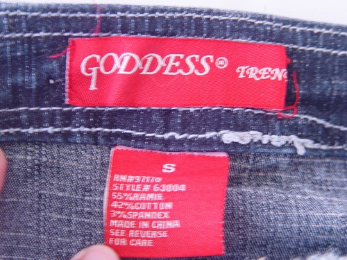Goddess Trend TALLA S Denim Fuera del Hombro Azul Abotonado Chaqueta Bolsillos Y2K - Imagen 2 de 7