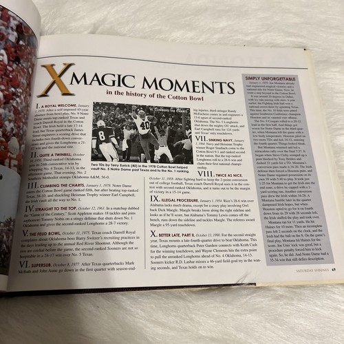Saturday Shrines Sporting News Presents College Football's Most Hallowed Book - Foto 6 di 7
