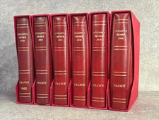 316 ENVELOPPES PREMIER JOUR FRANCE EN 6 CLASSEURS D'ORIGINE. 1971-1986.
