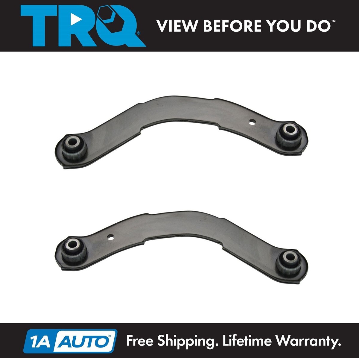 TRQ Rear Upper Control Arm LH &amp; RH Pair Set of 2 for Mitsubishi 