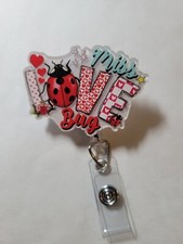 Miss Love Bug Retractable Badge Reel