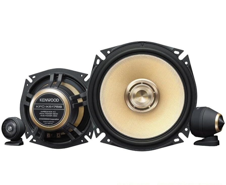 ケンウッド KFC-XS175S KENWOOD 17cm 3way separate custom fit speaker & tweeter KFC-XS175S