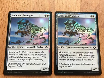 MTG Magic 2x FOIL Arcbound Prototype (Modern Horizons 2) M/NM Eng