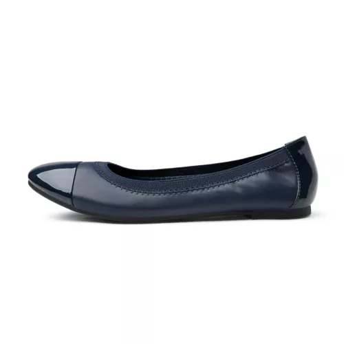 Women Classic Round Toe Ballet Flat Comfort Work Slip On Office Flat Shoes - Picture 12 of 43