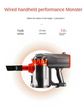 Aspirapolvere con Cavo 600W 2 in 1, Portatile, Multifunzione, 16kpa Aspirazione - Miniatura 3