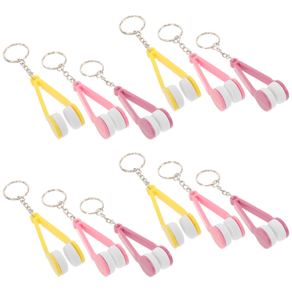 12 Pcs Yellow Spectacle Cleaner Solution Glasses Cleaning Wipe