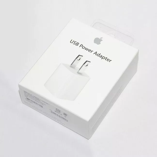 Apple 5W USB Power Adapter, MD810LL/A, A1385, White, New In Box