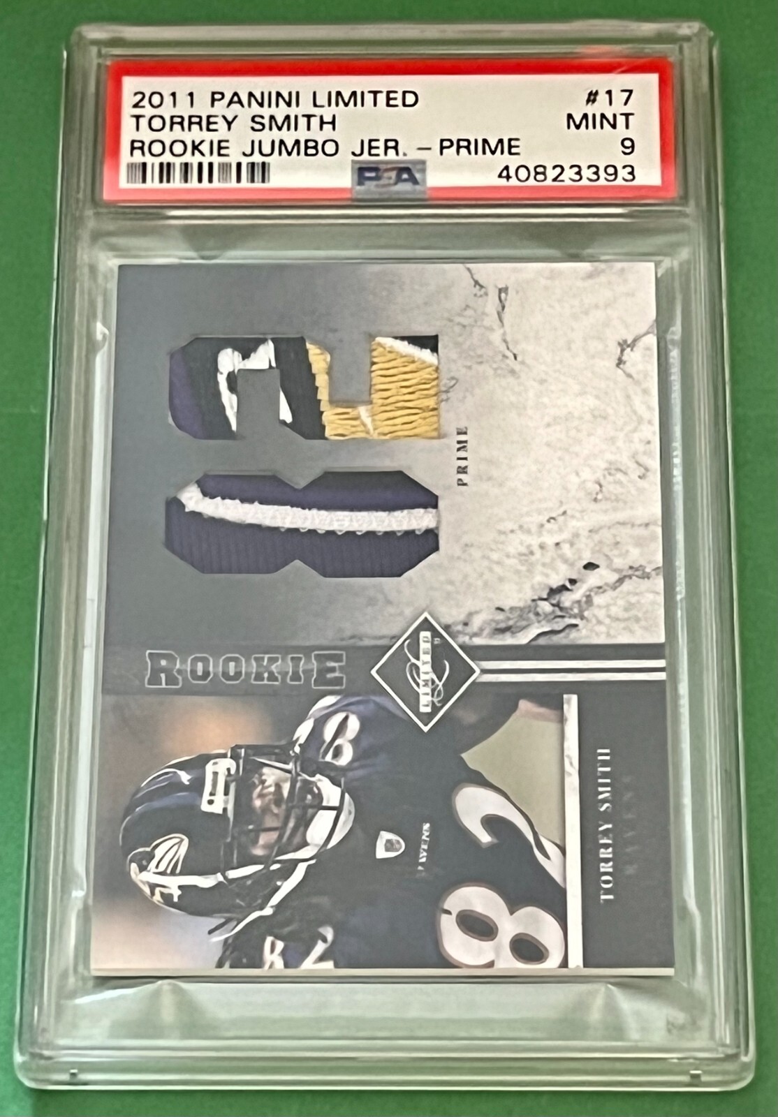 Torrey Smith Panini Limited Rookie Jumbo Jersey #17 Prime