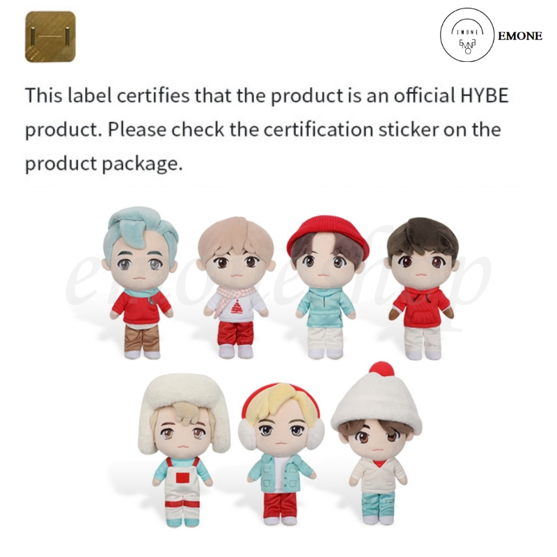BTS TinyTAN Official Holiday Merch [ Playing with Snow