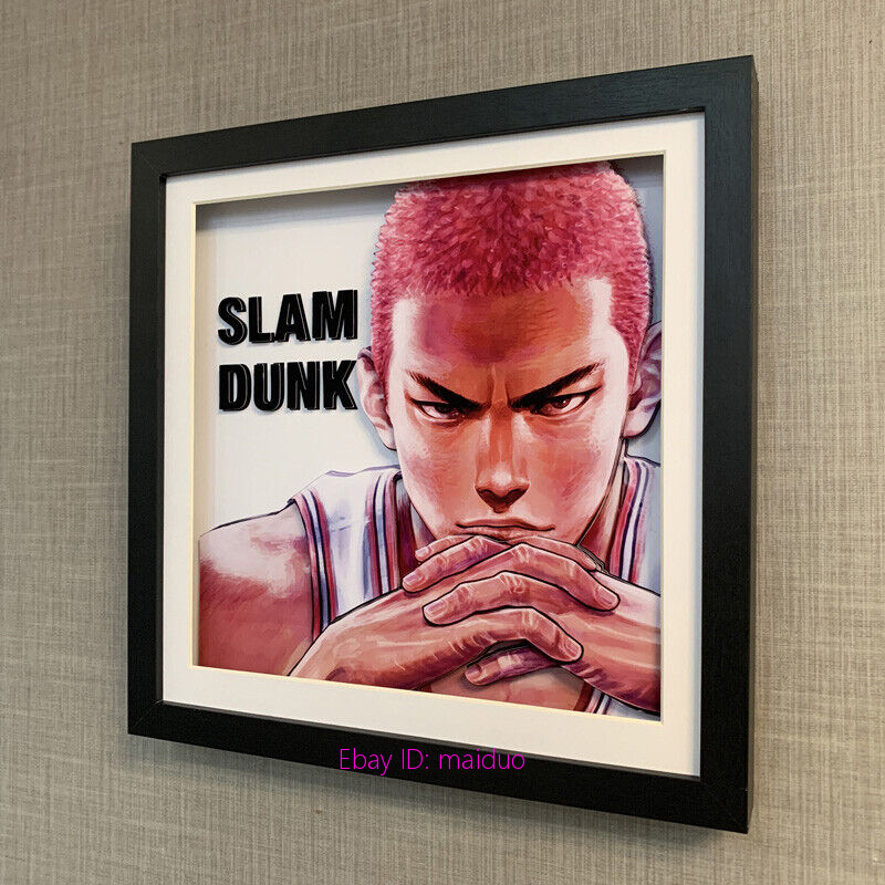 Slam Dunk Sakuragi Hanamichi Picture Frame 3D Paper Art Gifts 33