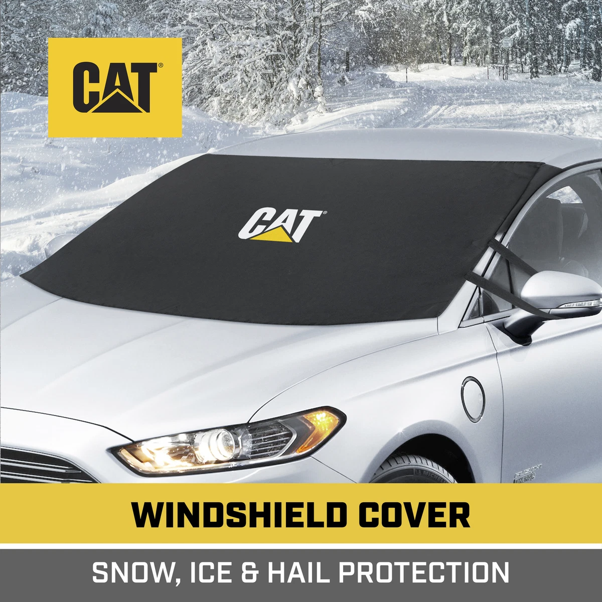 CAT Windshield Snow Cover Waterproof Frost Guard Protector Fits