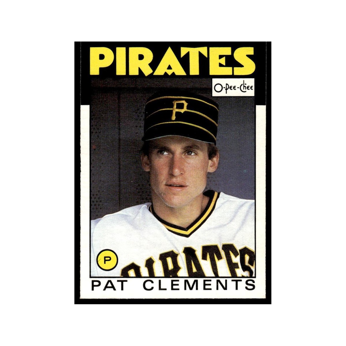 Pat Clements 1986 O-Pee-Chee #283 Pittsburgh Pirates Baseball Card