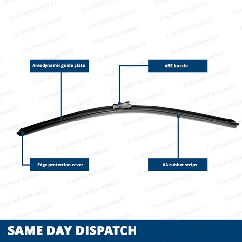 Front Windscreen 26" 19" Flat Aero Wiper Blades for Range Rover Velar 17-24 - Picture 4 of 5