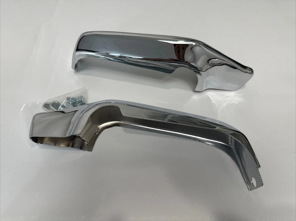 Par de protetores de para-choque dianteiro 1964 Chevy Impala, Bel Air e Biscayne cromado - Imagem 2 de 3