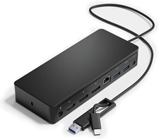 Dell D6000 Universal Docking Station - Black