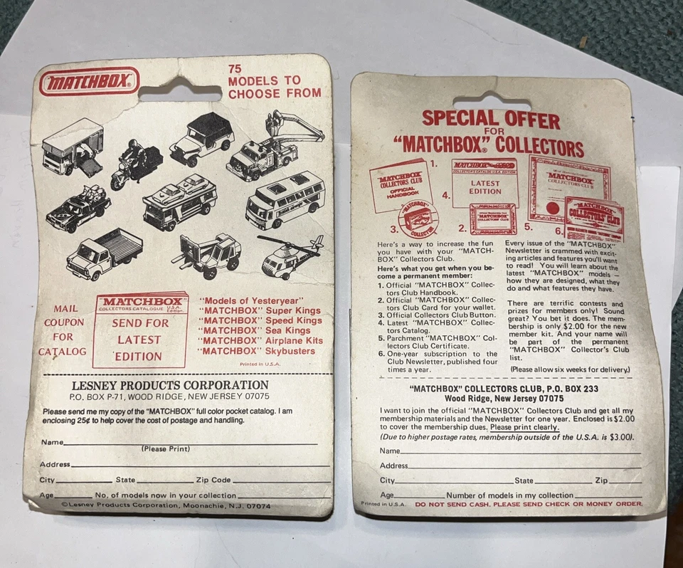 Vintage 1976 Matchbox Lot 2 Pannier Locomotive No. 47 & Passenger Coach No. 44 - Image 2 of 4