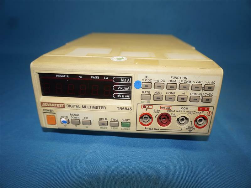 Advantest TR6845 Digital Multimeter 30 Days Warranty Advantest TR6845 Digital Multimeter 30 Days Warranty