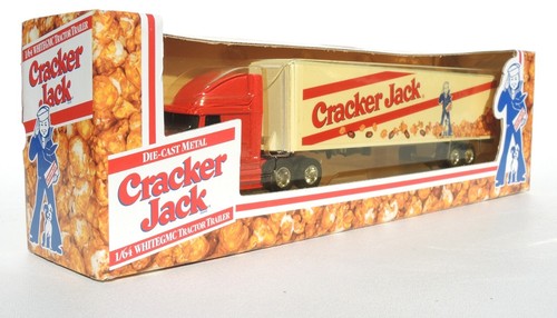 Ertl diecast 1/64 vintage White/GMC Cracker Jack semi truck New in Box - Picture 6 of 17