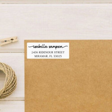 Personalized Return Address Labels - Custom Address Stickers - Set of 30