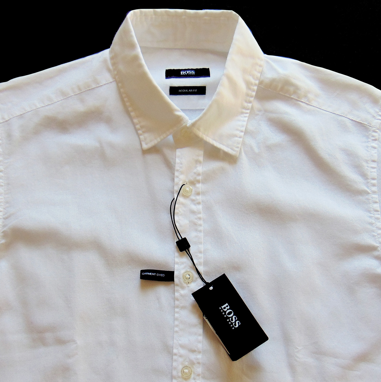 hugo boss white short sleeve shirt