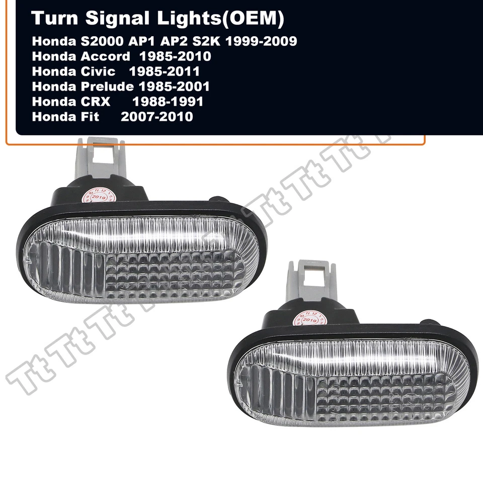 Lente transparente para HONDA S2000 Accord Civic Prelude CRX Fit 2 un. Foto 2 de 4