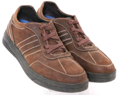 Gravity G Defyer TB8073B Madroads Brown Leather Lace-Up Sneaker Shoes Men's 8.5