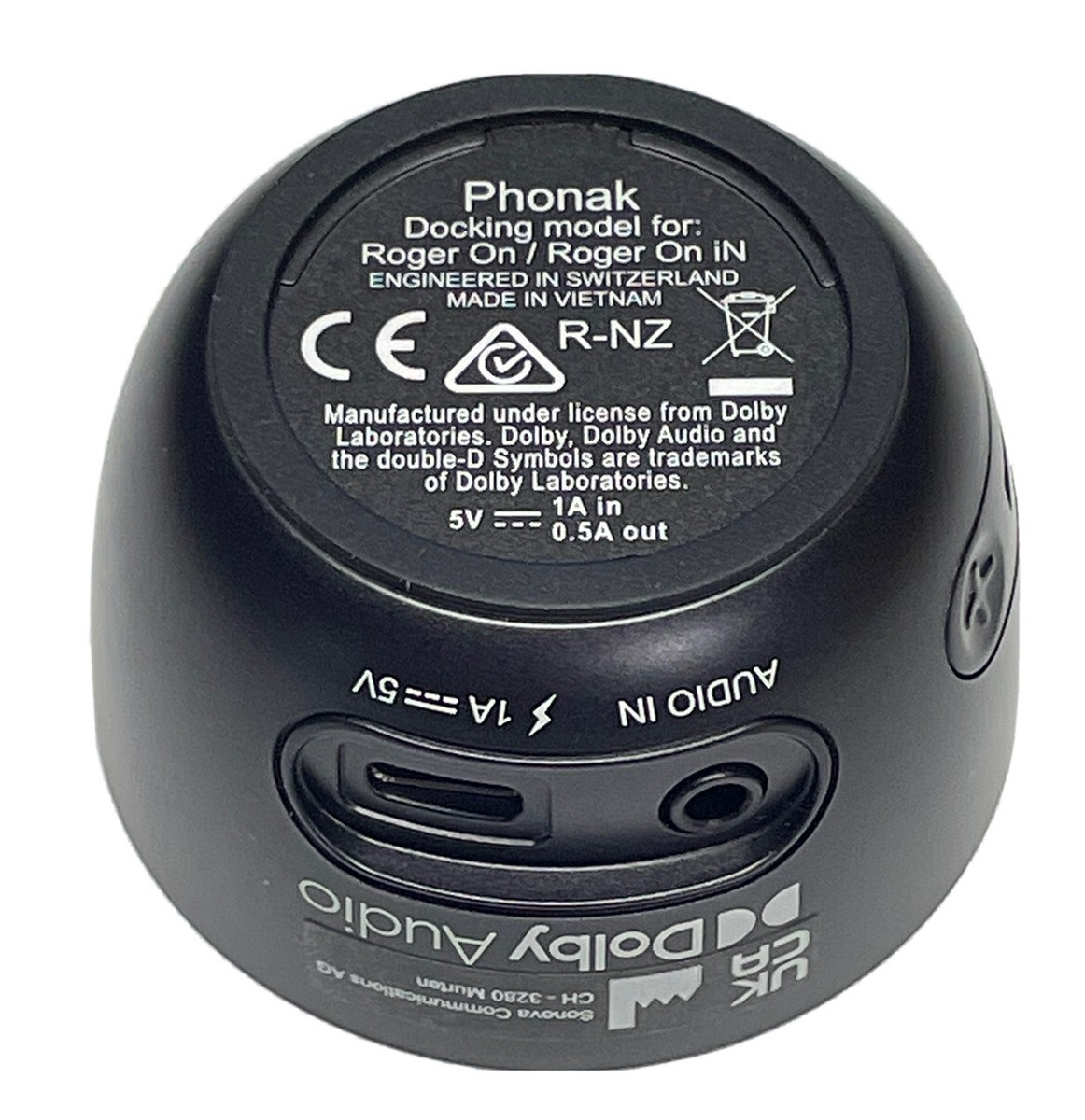 Phonak Roger On / iN Docking Base with Cords Charging Base 055