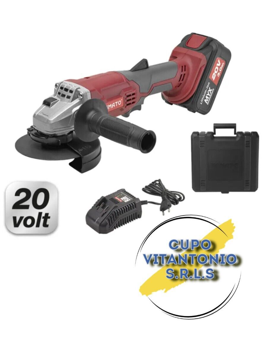 81396 - YAMATO SMERIGLIATRICE A BATTERIA LITIO - CSA 20 LN 115 - YAMATO FLEX MYX