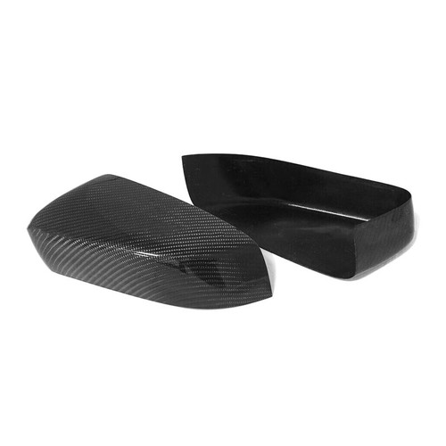 Cubierta de espejo de ala de fibra de carbono real superpuesta para Ford Mustang GT 2009-2013 - Imagen 6 de 7