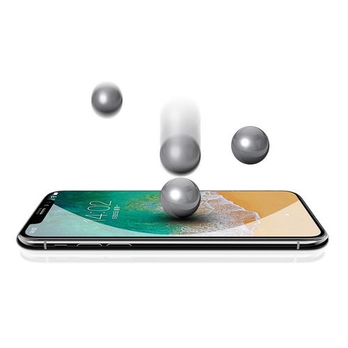Paquete de 2 Protectores de Pantalla de Vidrio Templado Curvado 3D Cubierta Completa iPhone X/8/7 Plus - Imagen 9 de 11