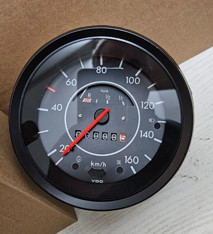 VW Beetle 1303 Tacho Complete Refurbished With 100 Metercounter