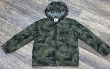 Gymboree Camo Pattern Windbreaker Lightweight Lined Hooded Full Zip Kids 5/6