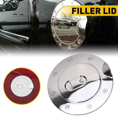 Fuel Gas Tank Filler Lid Door Cap Fits For 2007-2014 Chevy Silverado GMC Sierra